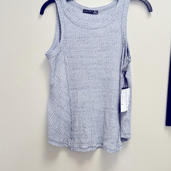 NWT BLACK TAPE tank top denim blue sleeveless shirt size S - Picture 4 of 7